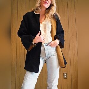 70s Soft Wool Caridigan Sweatet Coat Drapey Boho Earthy Hippie Boho Whimsy